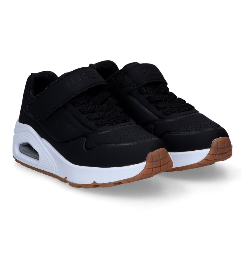 Skechers Uno Air Blitz Baskets en Noir pour garçons, filles (345235)