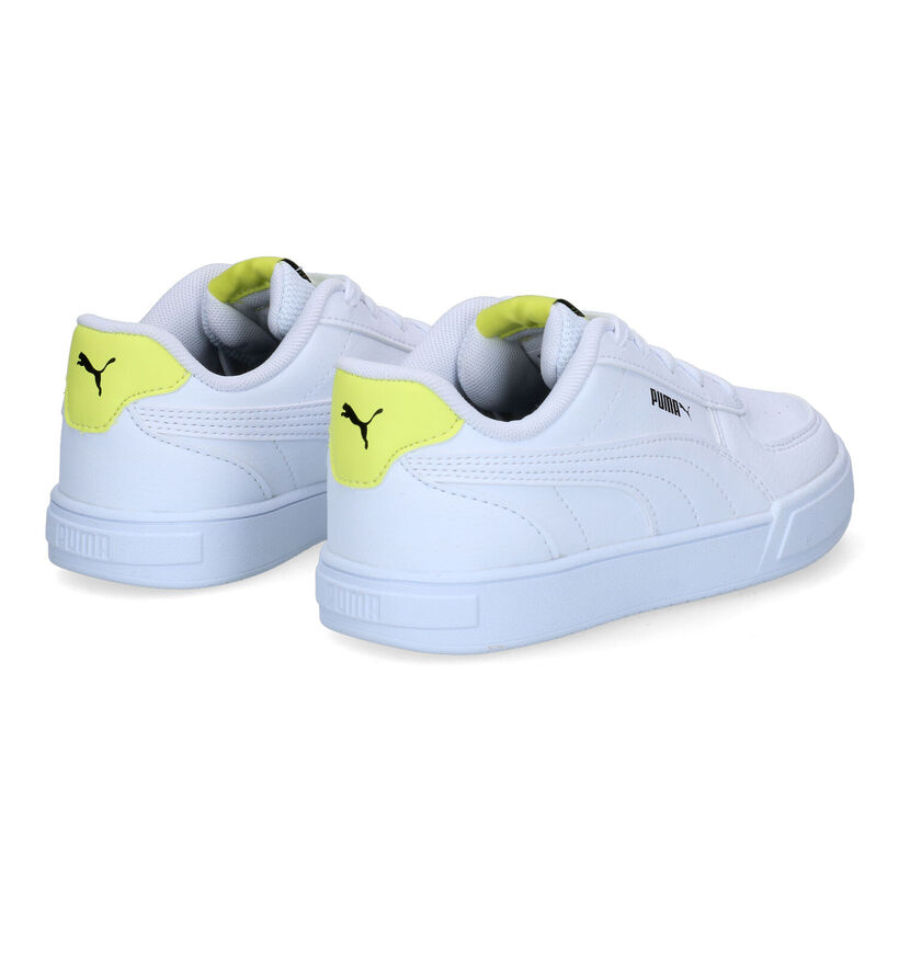 Puma Caven Witte Sneakers in kunststof (301820)