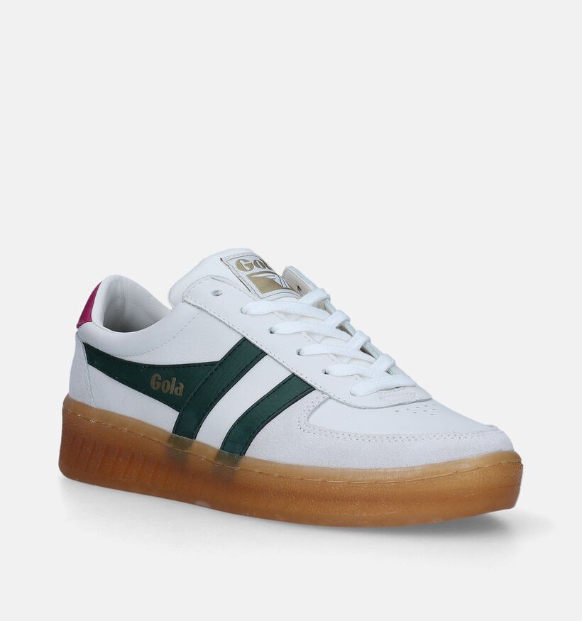 Gola Grandslam Elite Witte Sneakers voor dames (336887) - geschikt voor steunzolen