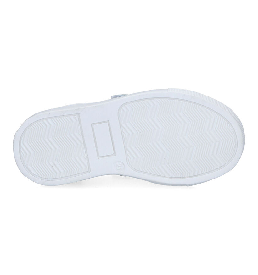 CKS Cedric Witte Velcroschoenen in leer (308261)