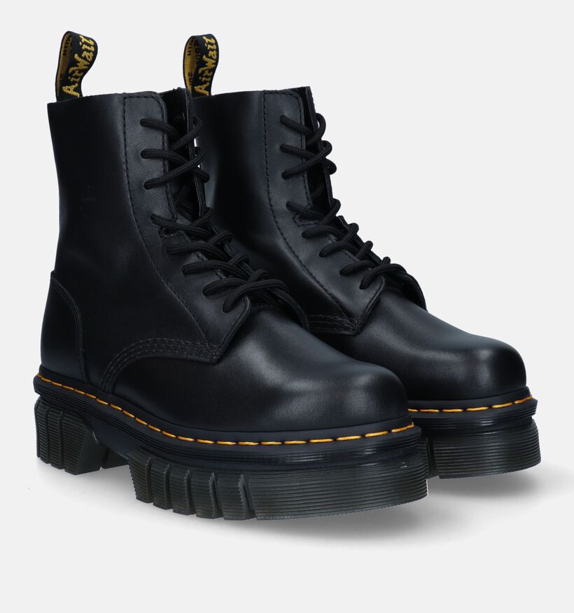 Dr. Martens Audrick 8I Soft Wair Zwarte Boots voor dames (327801) - geschikt voor steunzolen