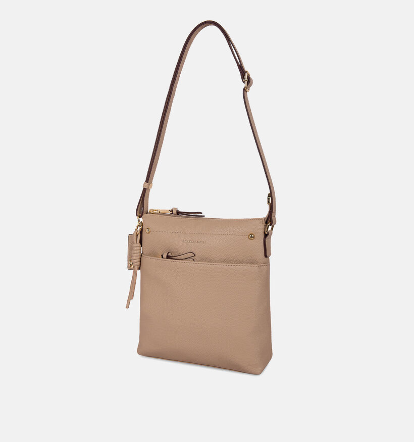 Laurent David Beige Crossbodytas voor dames (373984)