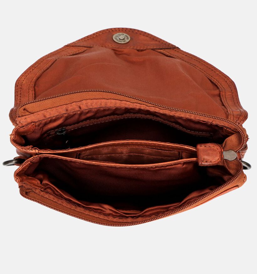 Bear Design Cognac Crossbody tas voor dames (350778)