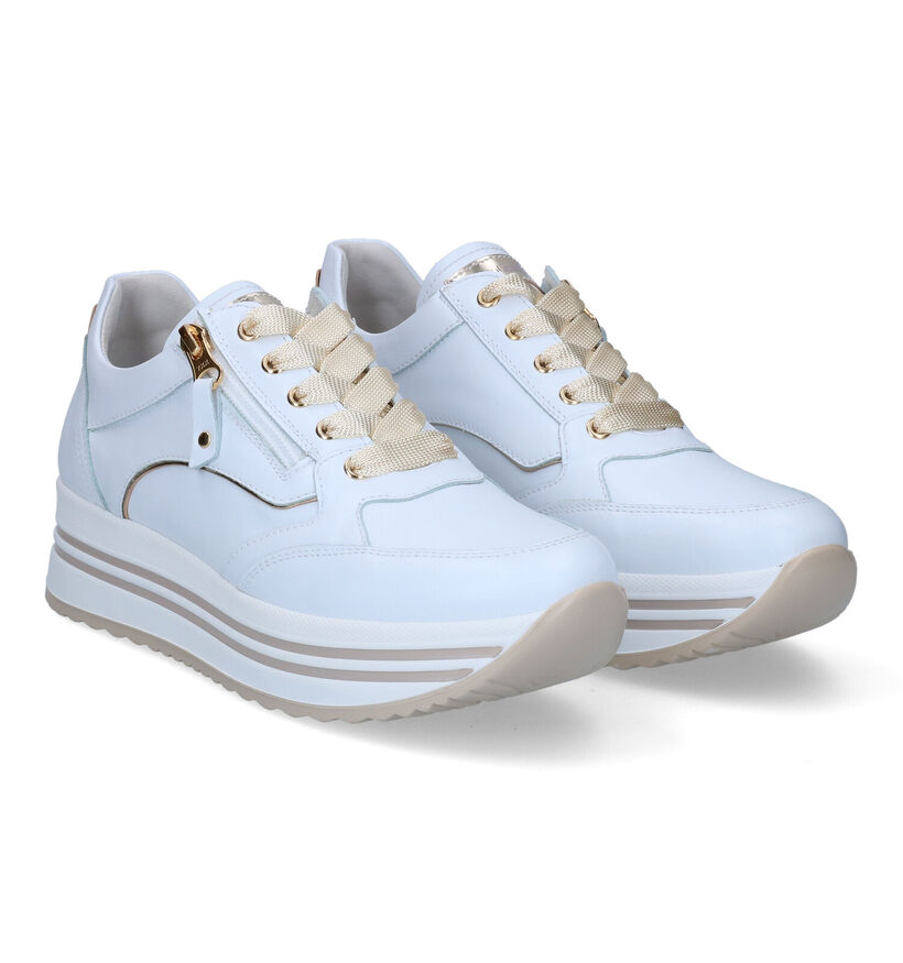 NeroGiardini Witte Sneakers in leer (307496)