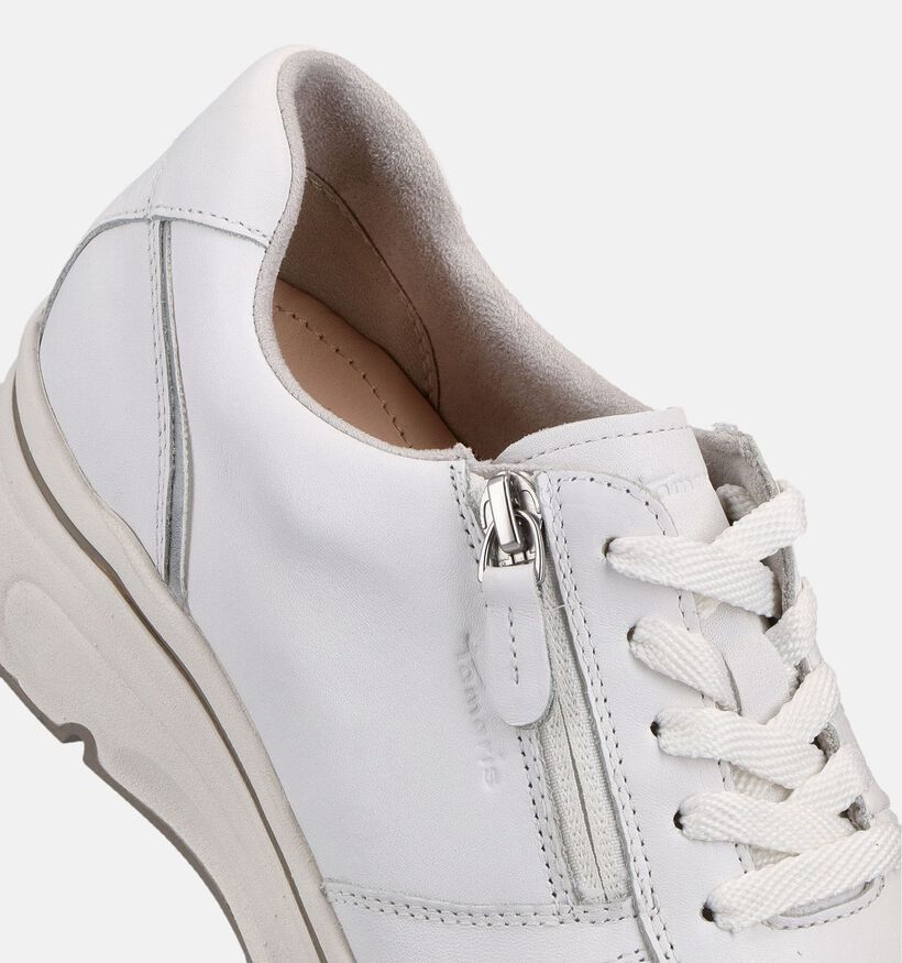 Tamaris Baskets en Blanc pour femmes (367640) - pour semelles orthop&eacute;diques