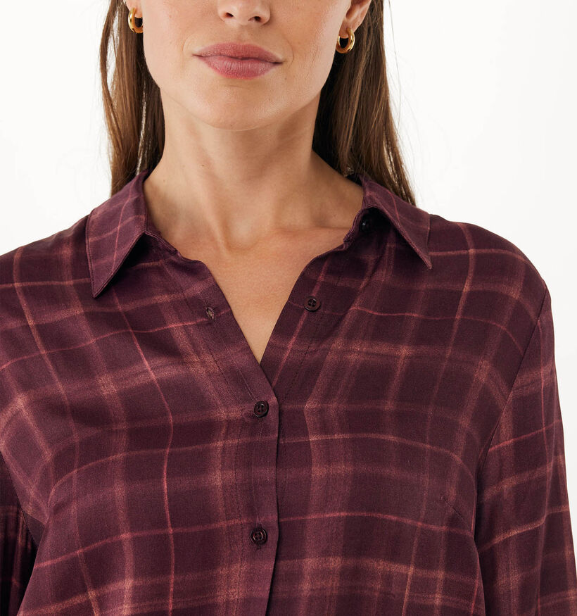 Mexx Bordeaux Hemd voor dames (362295)