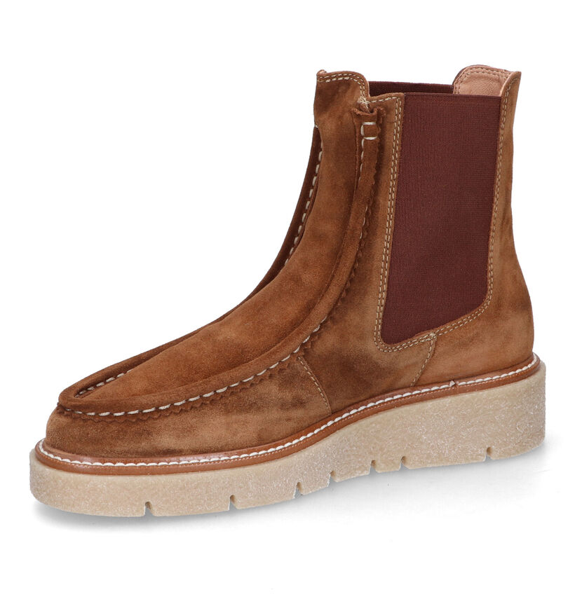 Weekend Bottines Chelsea en Cognac pour femmes (317692)