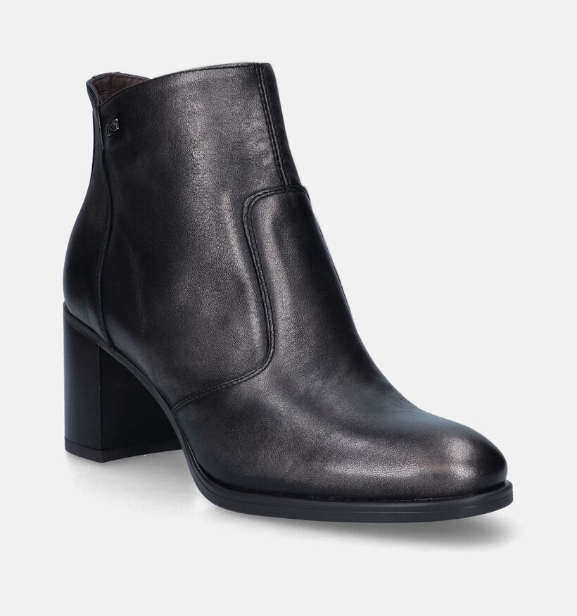 NeroGiardini Bronze Enkellaarzen met blokhak voor dames (345623)
