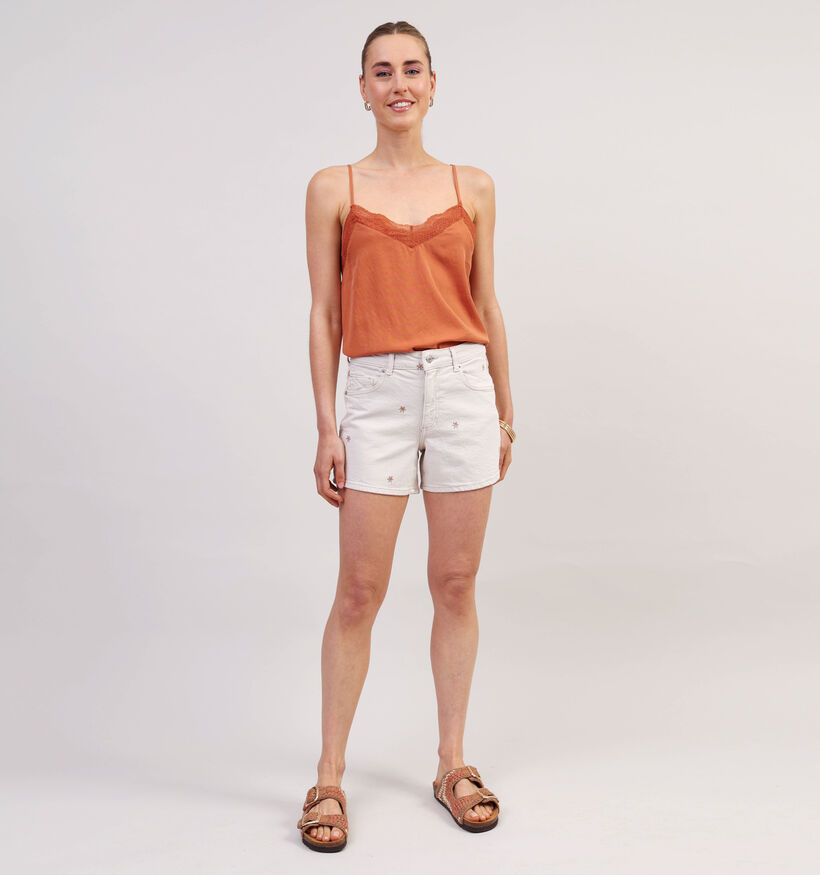 Vero Moda Tess Short en Écru pour femmes (358788)