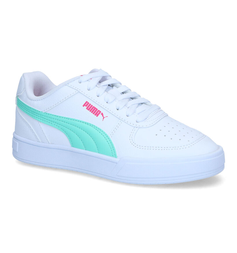 Puma Caven Witte Sneakers voor meisjes (318770)