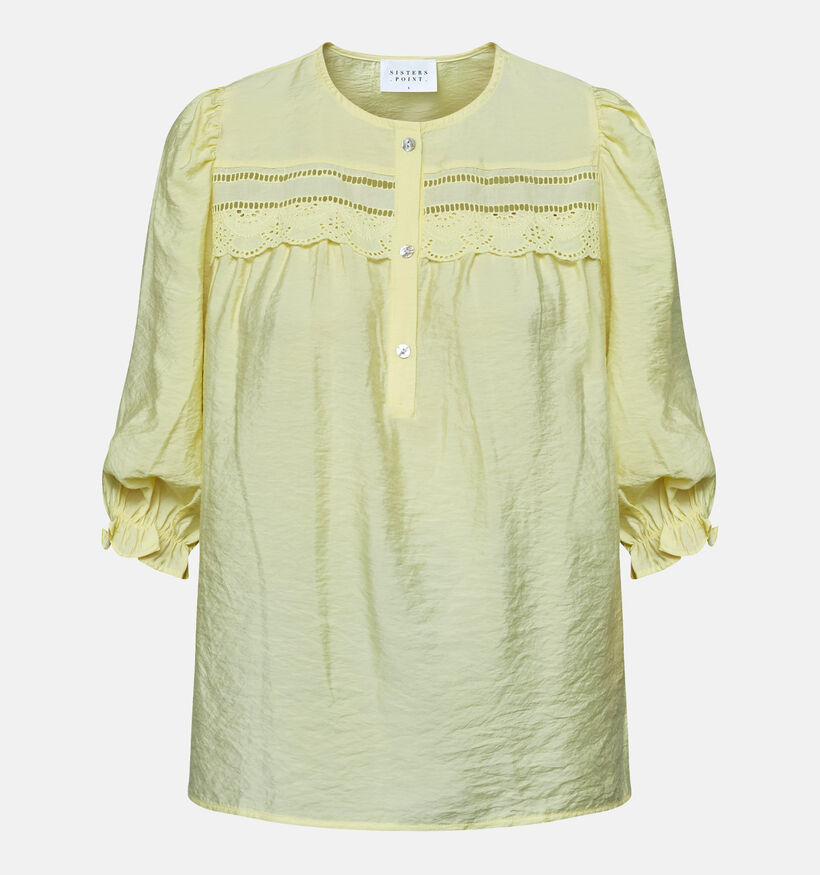 Sisters Point Vidar Blouse en Jaune pour femmes (380731)