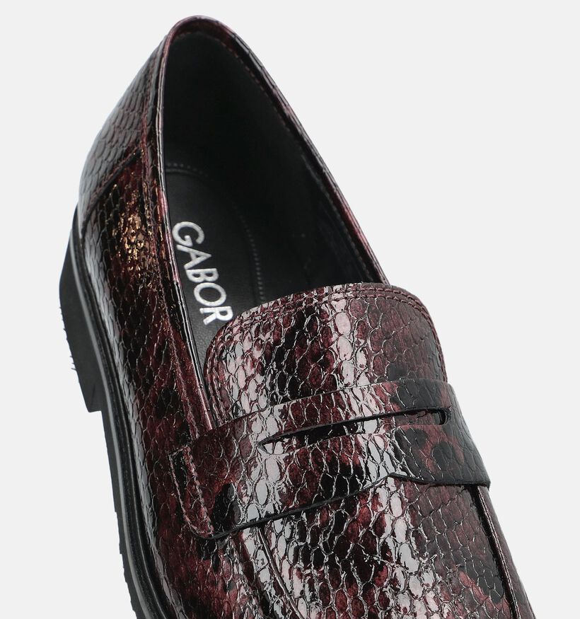 Gabor Bordeaux Loafers voor dames (376968)