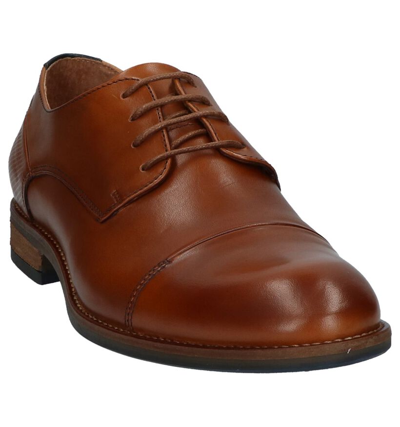 Via Borgo Chaussures habillées en Cognac en cuir (209765)