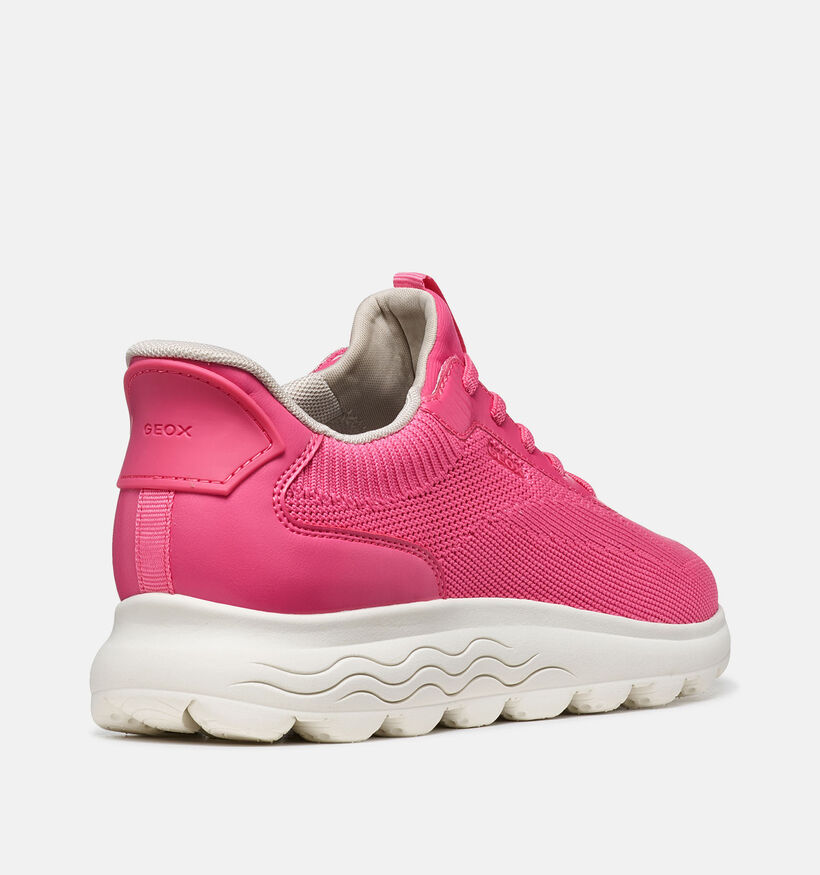Geox Spherica Fuchsia Slip-on Sneakers voor dames (368146) - geschikt voor steunzolen