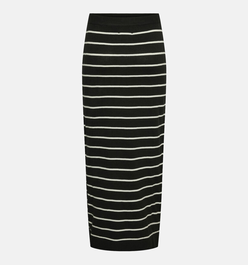 Pieces Joy Zwarte Gebreide rok voor dames (342975)