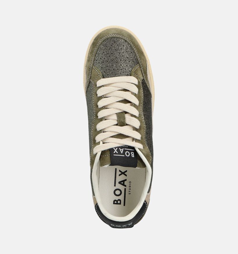 Boax Studio Ace Groene Veterschoenen voor dames (360882) - geschikt voor steunzolen