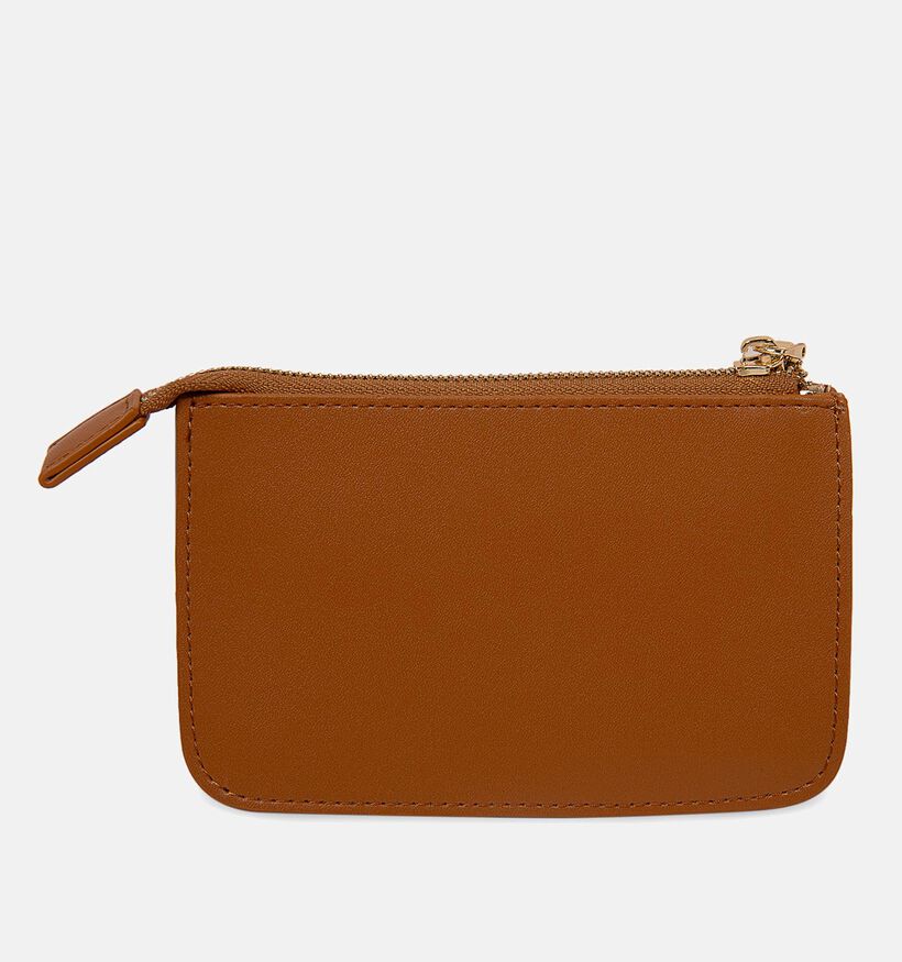 Laurent David Estee Porte-monnaie zippé en Cognac pour femmes (357986)