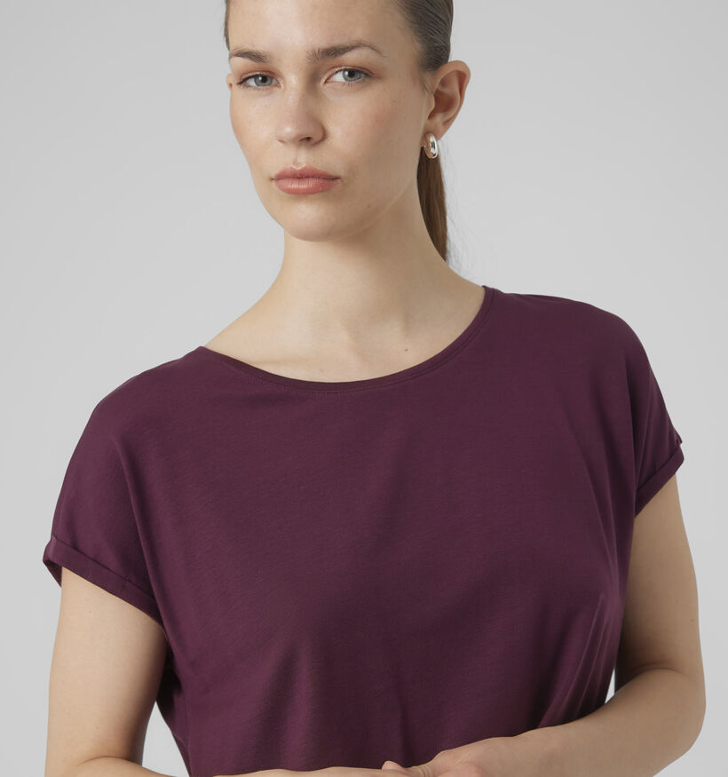 Vero Moda Vmava Bordeaux T-shirt voor dames (360091)