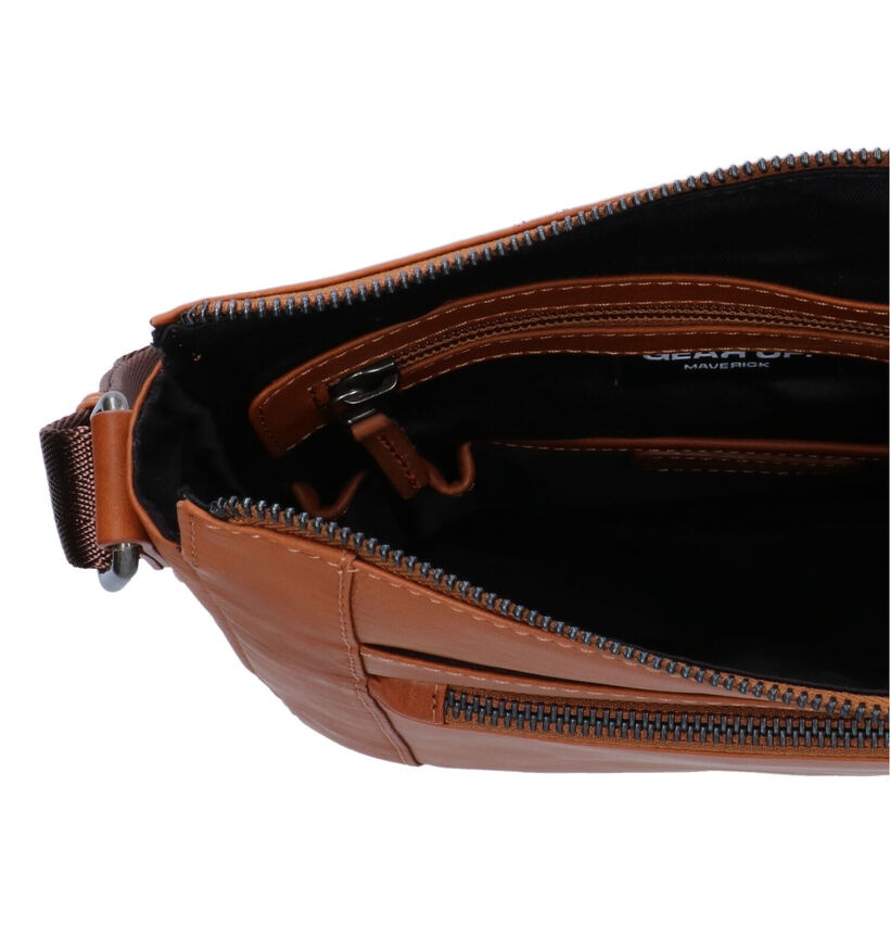 Maverick Cognac Crossbody Tas voor heren (341263)