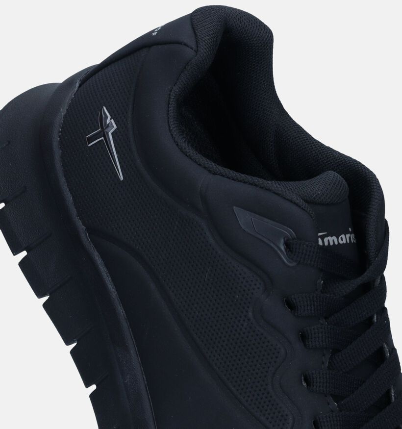 Tamaris Fashletics Zwarte Sneakers voor dames (344655) - geschikt voor steunzolen