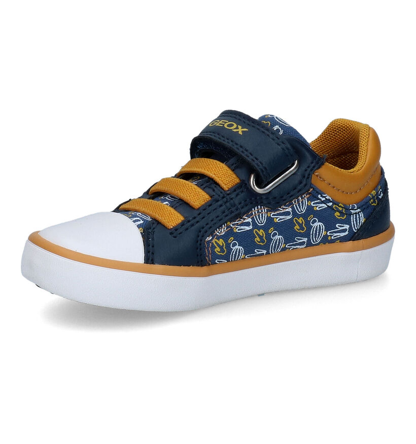 Geox Gisli Chaussures à velcro en Bleu pour garçons (303784) - pour semelles orthopédiques