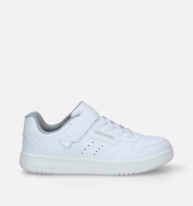 Skechers Quick Street Baskets en Blanc pour filles, garçons (335705)