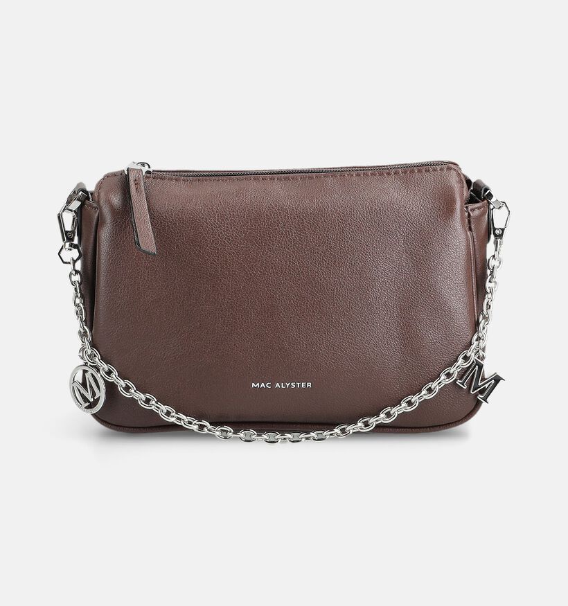 Mac Alyster Donkerbruine Crossbodytas voor dames (381244)