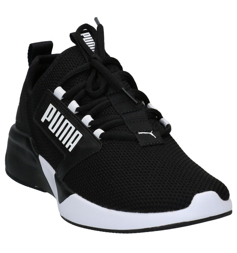 Puma Retaliate Baskets en Noir en textile (288557)