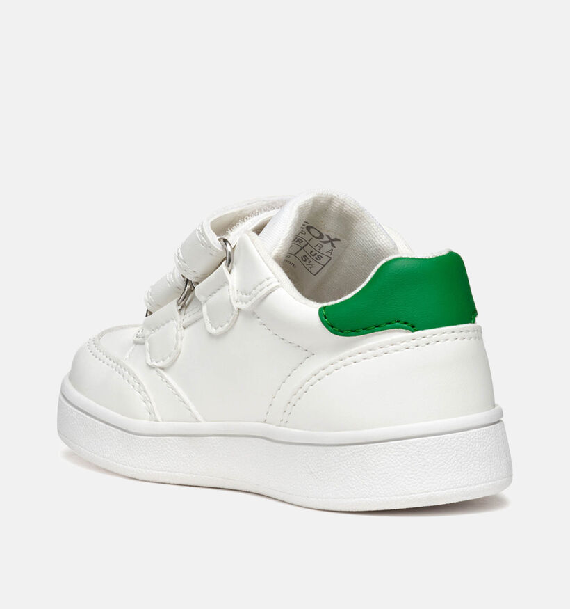 Geox Eclyper Witte Babyschoentjes voor jongens (356374) - geschikt voor steunzolen