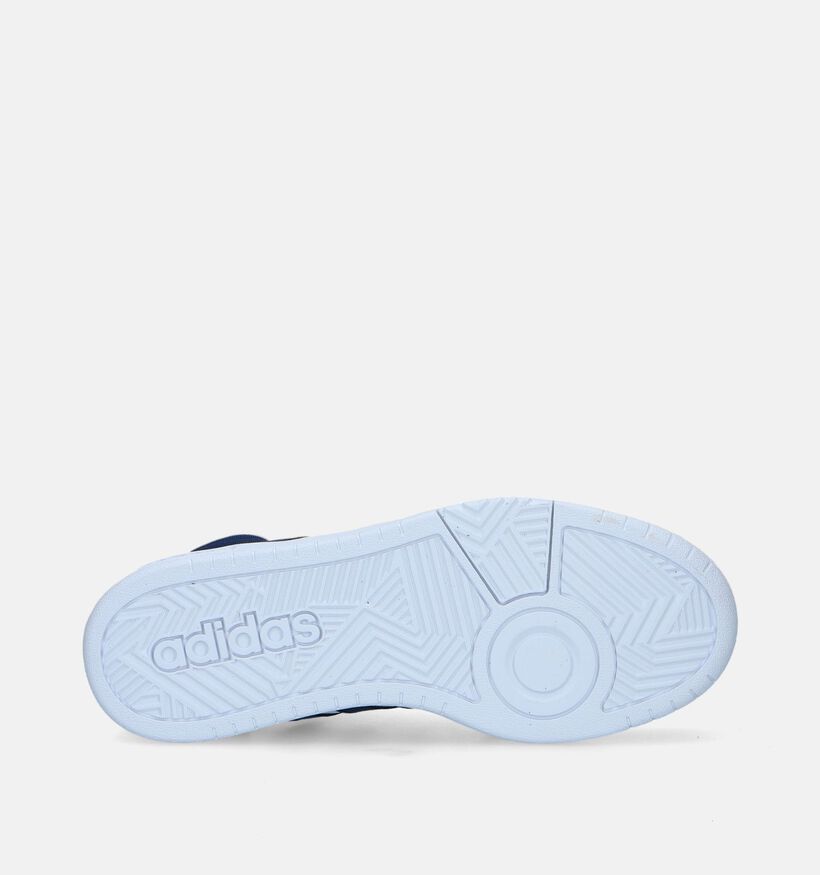 adidas Hoops 3.0 Mid Baskets en Bleu pour hommes (334730)