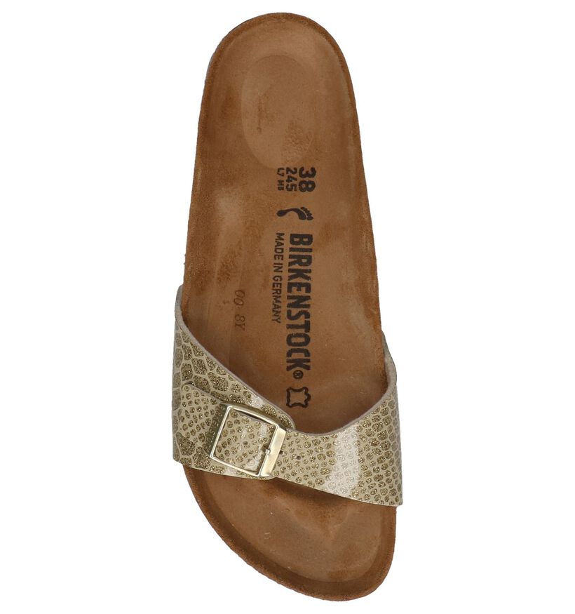 Birkenstock Madrid Birko-Flor Nu-pieds en Blanc pour femmes (338044)