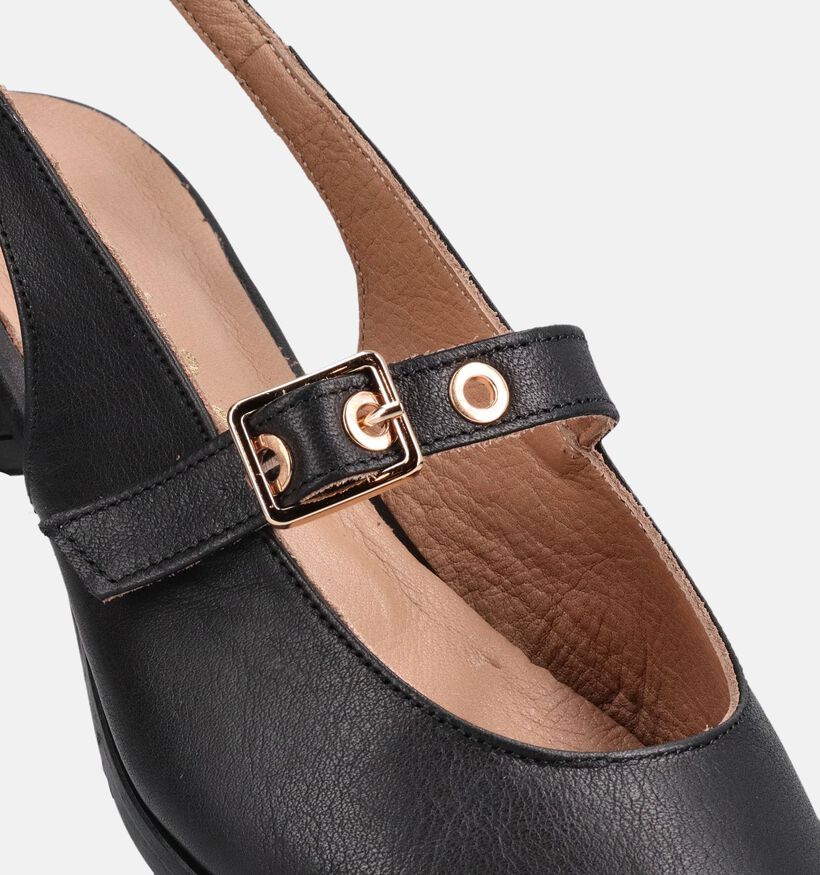 Tango Lesia Ballerines Slingback en Noir pour femmes (375549)