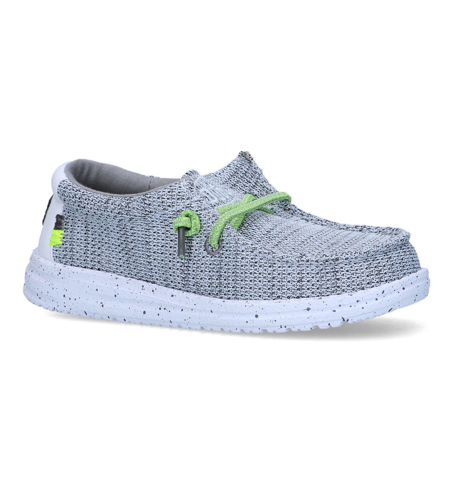 HEYDUDE Wally Youth Sox Grijze Instappers Jongens Lage schoenen Online op TORFS.BE
