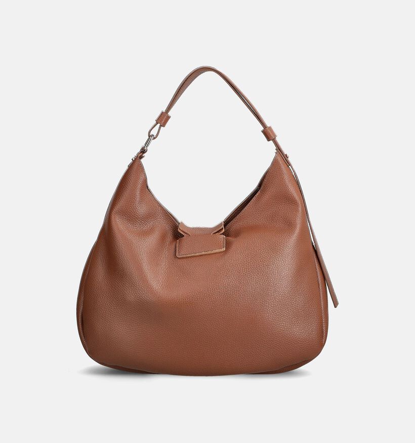 NeroGiardini Bruine Grote Schoudertas voor dames (370617)