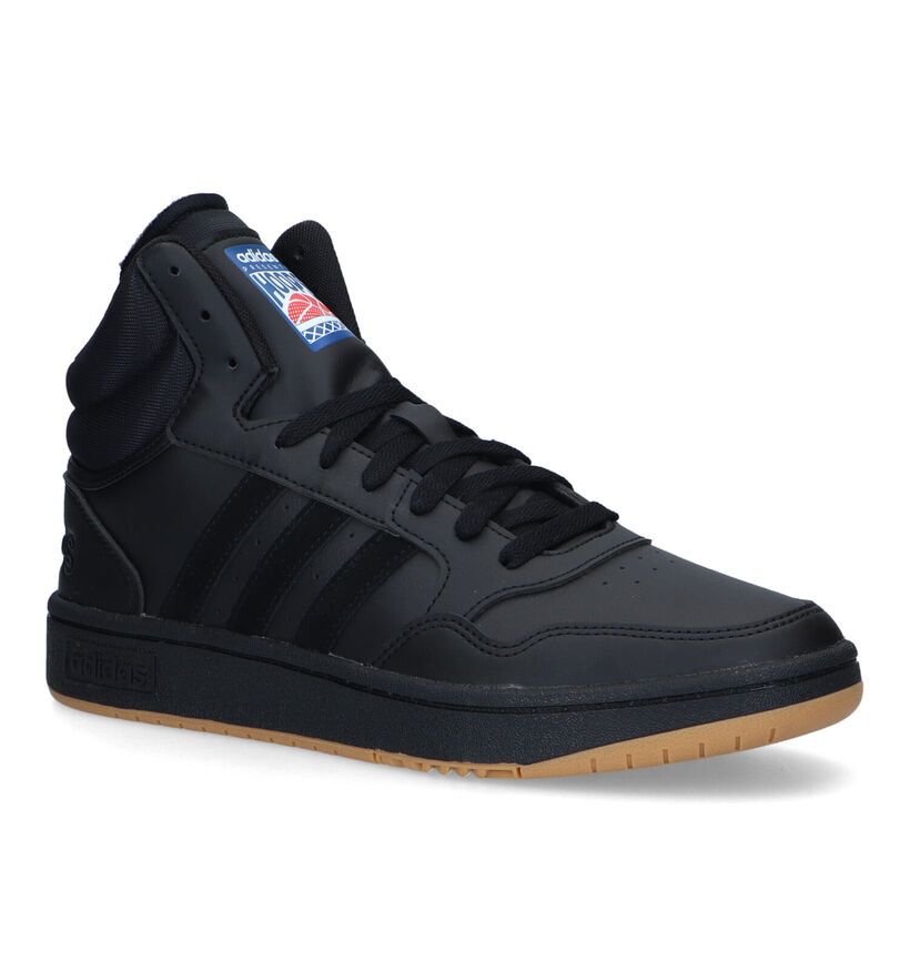 adidas Hoops 3.0 Mid Baskets en Noir pour hommes (326291)