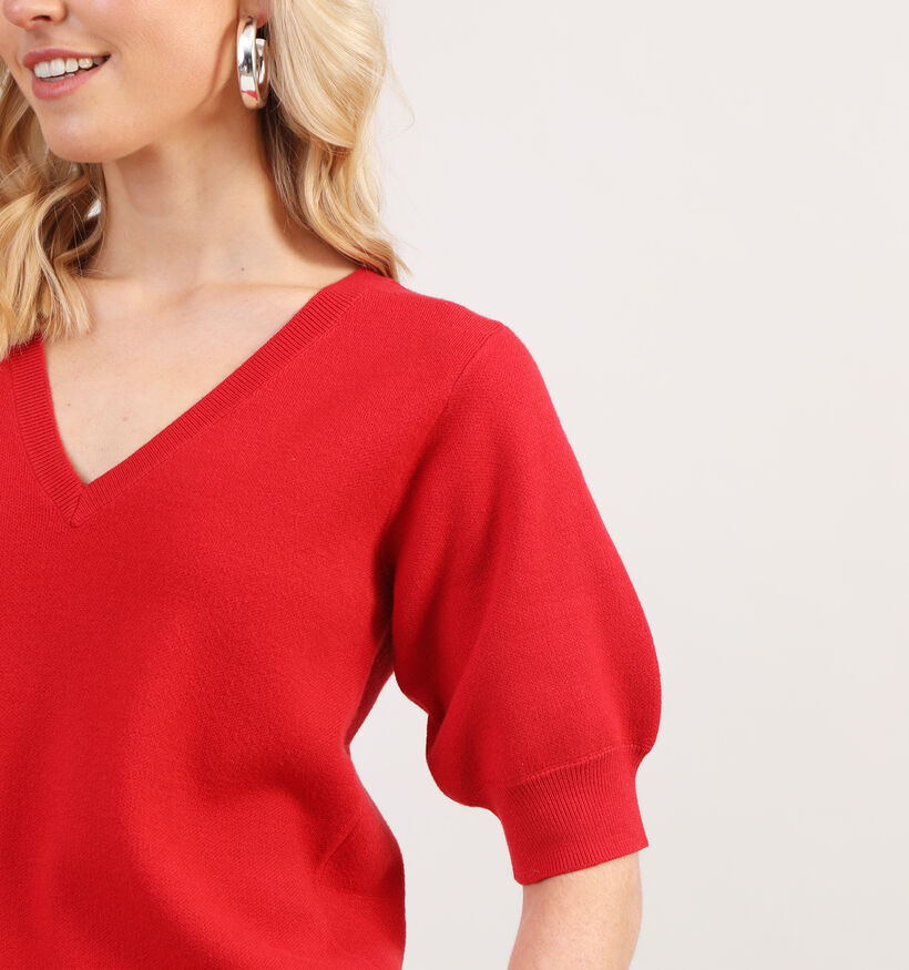 Vero Moda Gold Blauwe Trui met V-hals voor dames (349622)