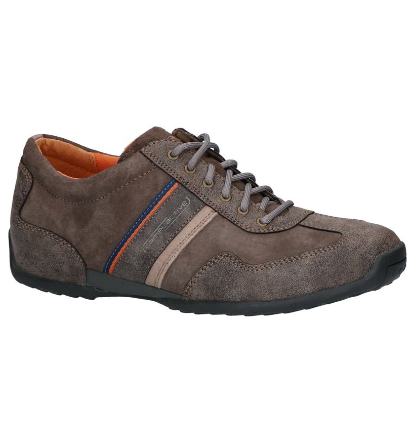 Camel Active Space Taupe Casual Schoenen in kunstleer (259367)