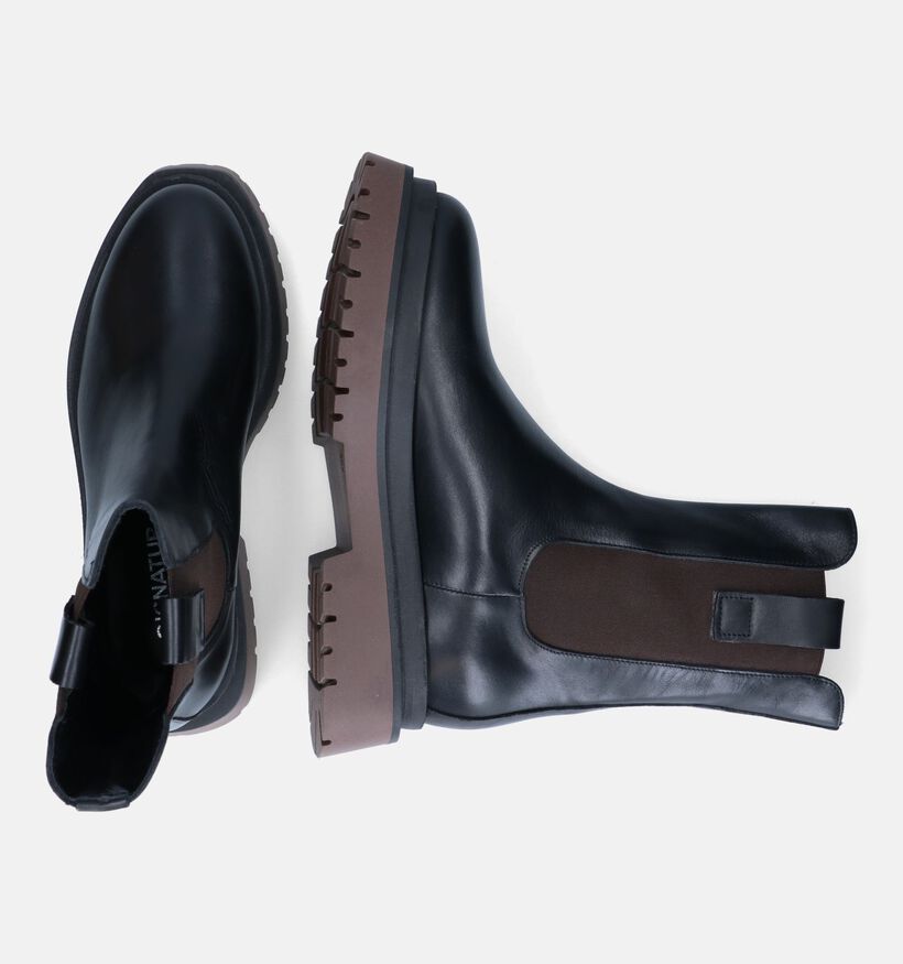 Signatur Gretel Boots Chelsea en Noir pour femmes (314525)