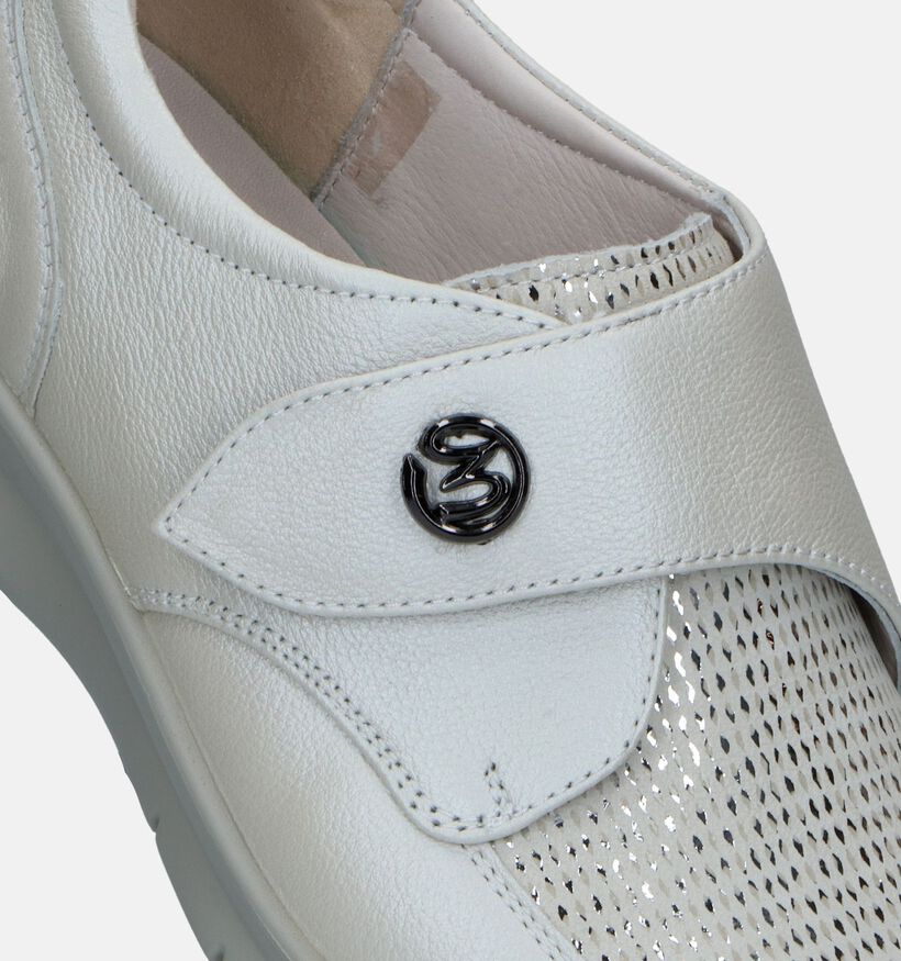 G-Comfort Beige Velcroschoenen voor dames (340702) - geschikt voor steunzolen