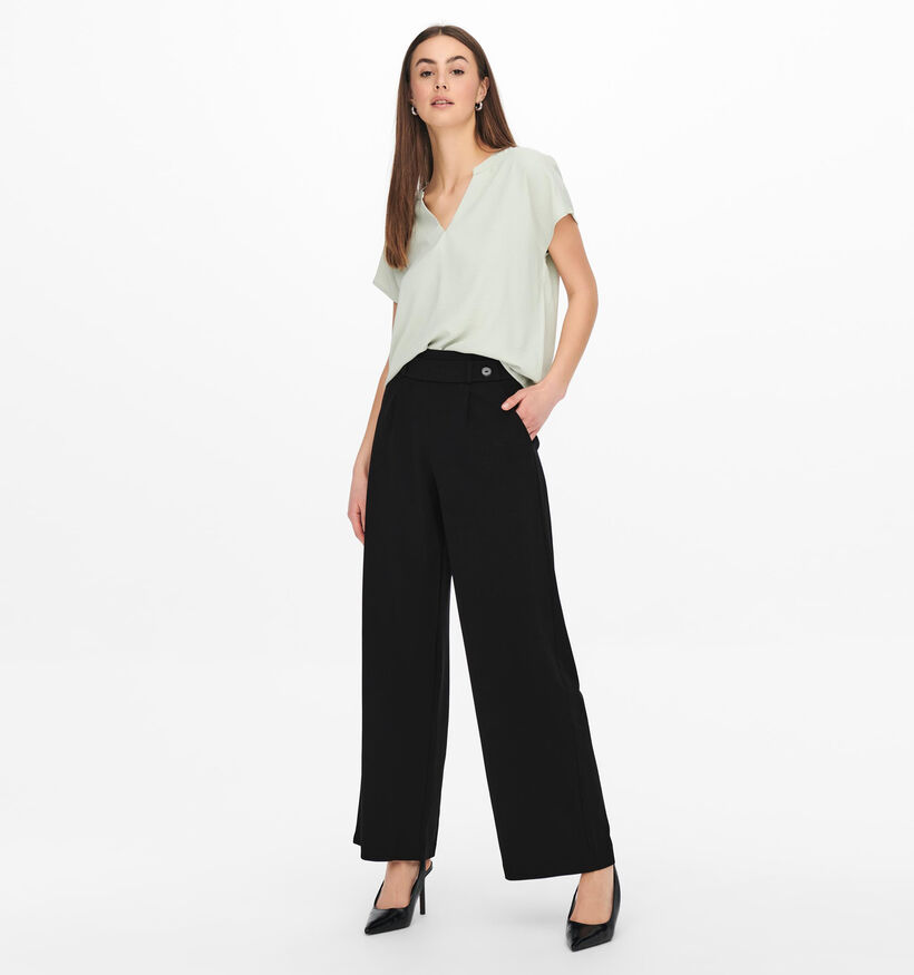JDY Geggo Pantalon large en Noir L32 pour femmes (351368)