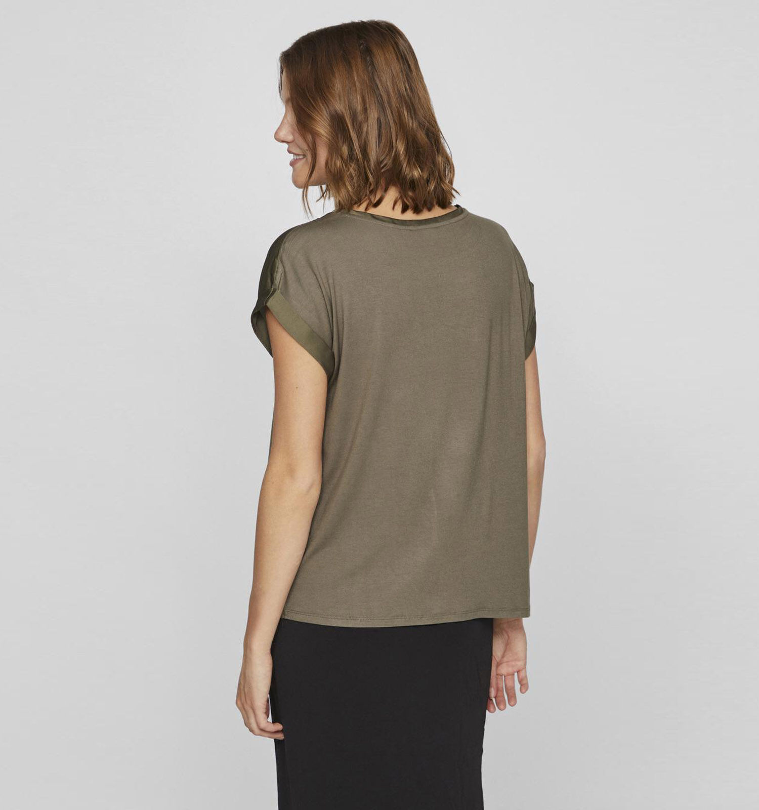 Kaki t shirt dames hot sale