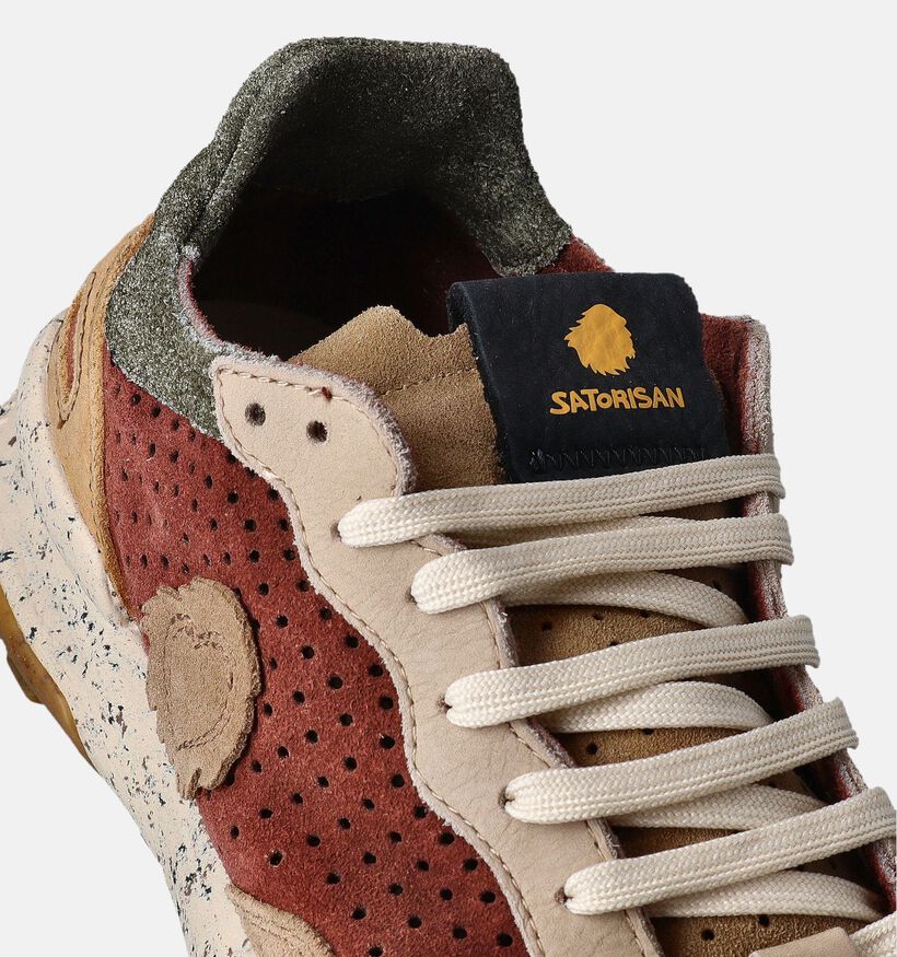 Satorisan Chacrona Laser Premium Bruine Veterschoenen voor heren (356728) - geschikt voor steunzolen