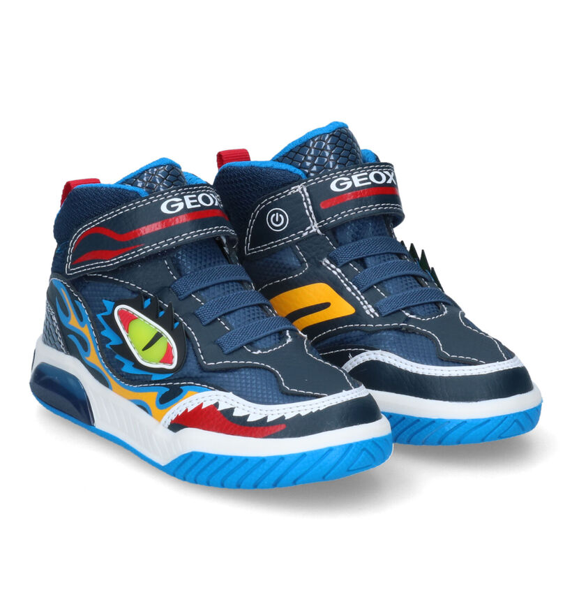 Geox Inek Blauwe Sneakers voor jongens (312558) - geschikt voor steunzolen