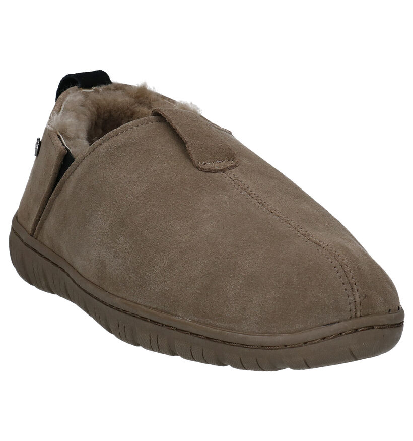 Warmbat Hobart Pantoufles en Cognac en daim (296360)