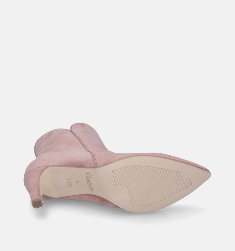 Gabor Bottines à talons en Rose pour femmes (315251)