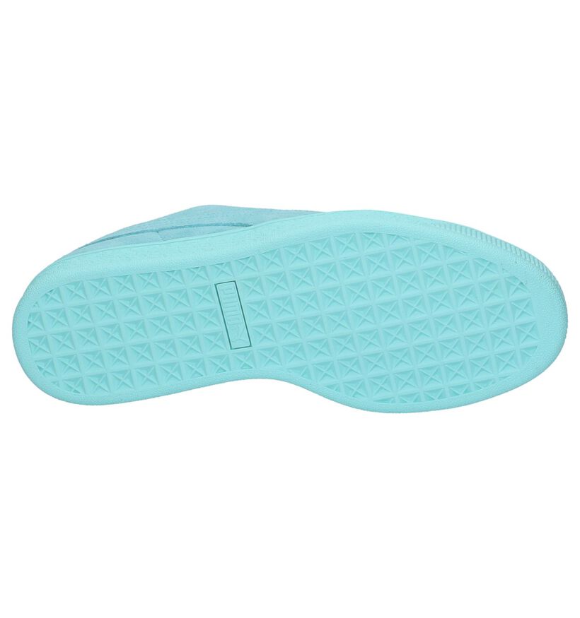 Puma Baskets slip-on en Turquoise en daim (209951)