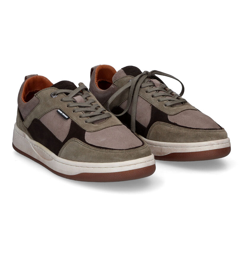 River Woods Glenn Chaussures à lacets en Kaki pour hommes (316657)