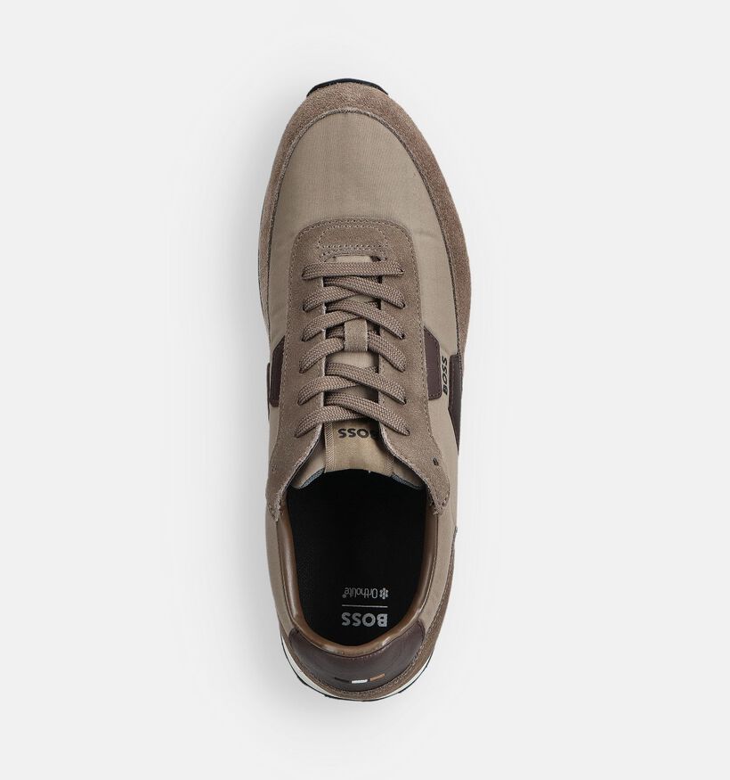 BOSS Bruine Veterschoenen voor heren (359093) - geschikt voor steunzolen