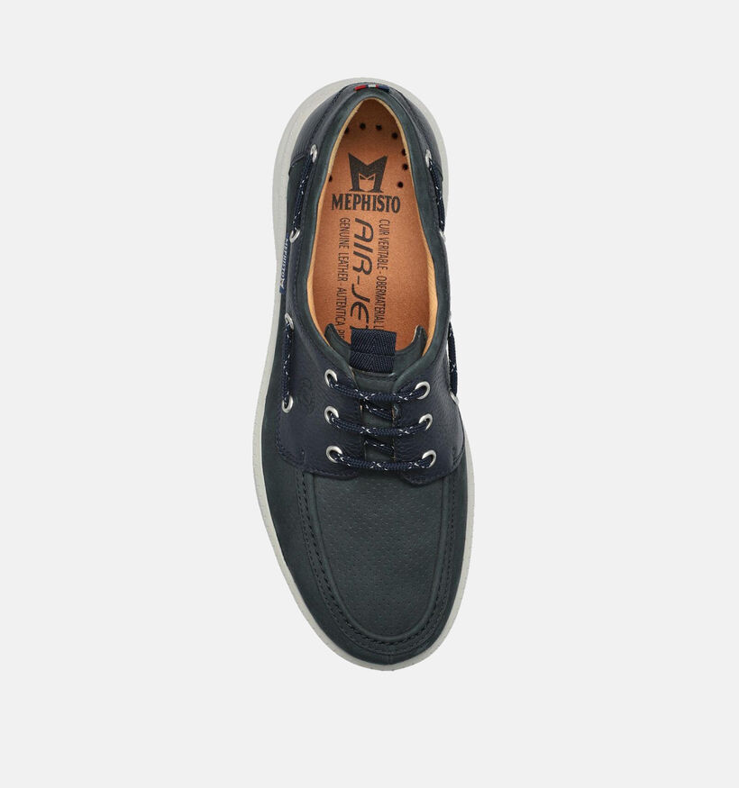 Mephisto Jozio Nomad Veterschoenen Donkerblauw voor heren (355184) - geschikt voor steunzolen