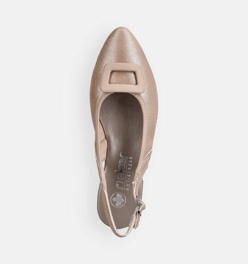 Rieker Ballerines en Or pour femmes (370445)